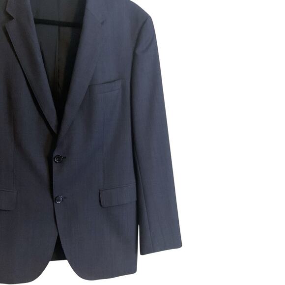 Hugo Boss Men's Jacket Navy Blue 42R The Jam75 Slim Fit Virgin Wool - Picture 5 of 16